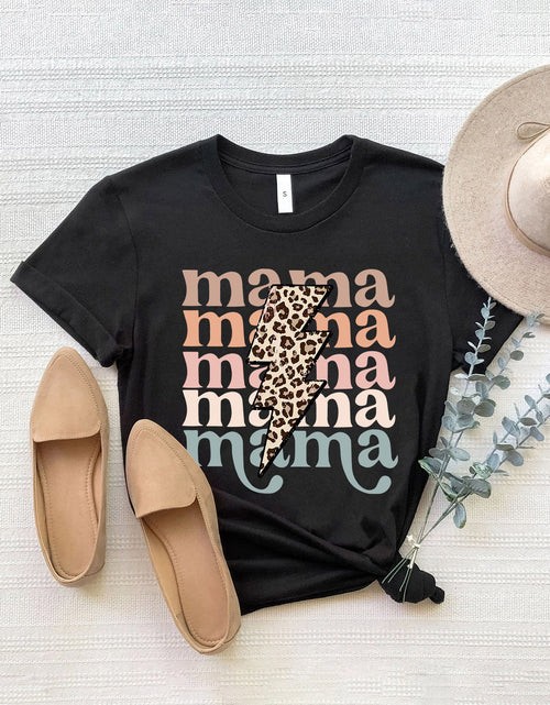 Load image into Gallery viewer, MAMA Round Neck Short Sleeve T-Shirt
