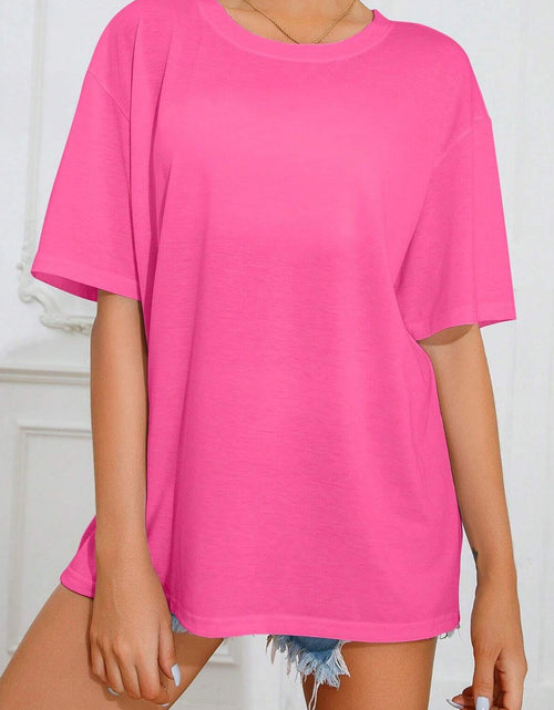 Load image into Gallery viewer, SUN SHINE ON MY MIND Round Neck T-Shirt
