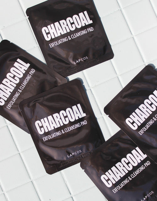 Load image into Gallery viewer, Charcoal Exfoliating &amp; Cleansing Pad by LAPCOS
