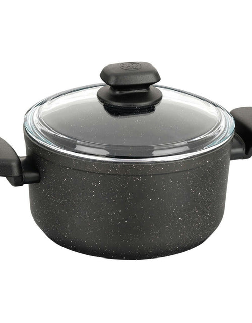Load image into Gallery viewer, Korkmaz Ornella Alu. Casserola 28X14.5Cm - Black
