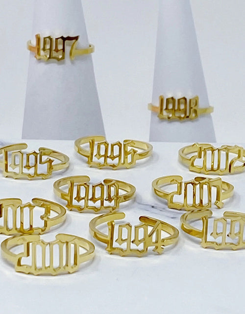 Load image into Gallery viewer, Birth Year Ring by Ellisonyoung.com
