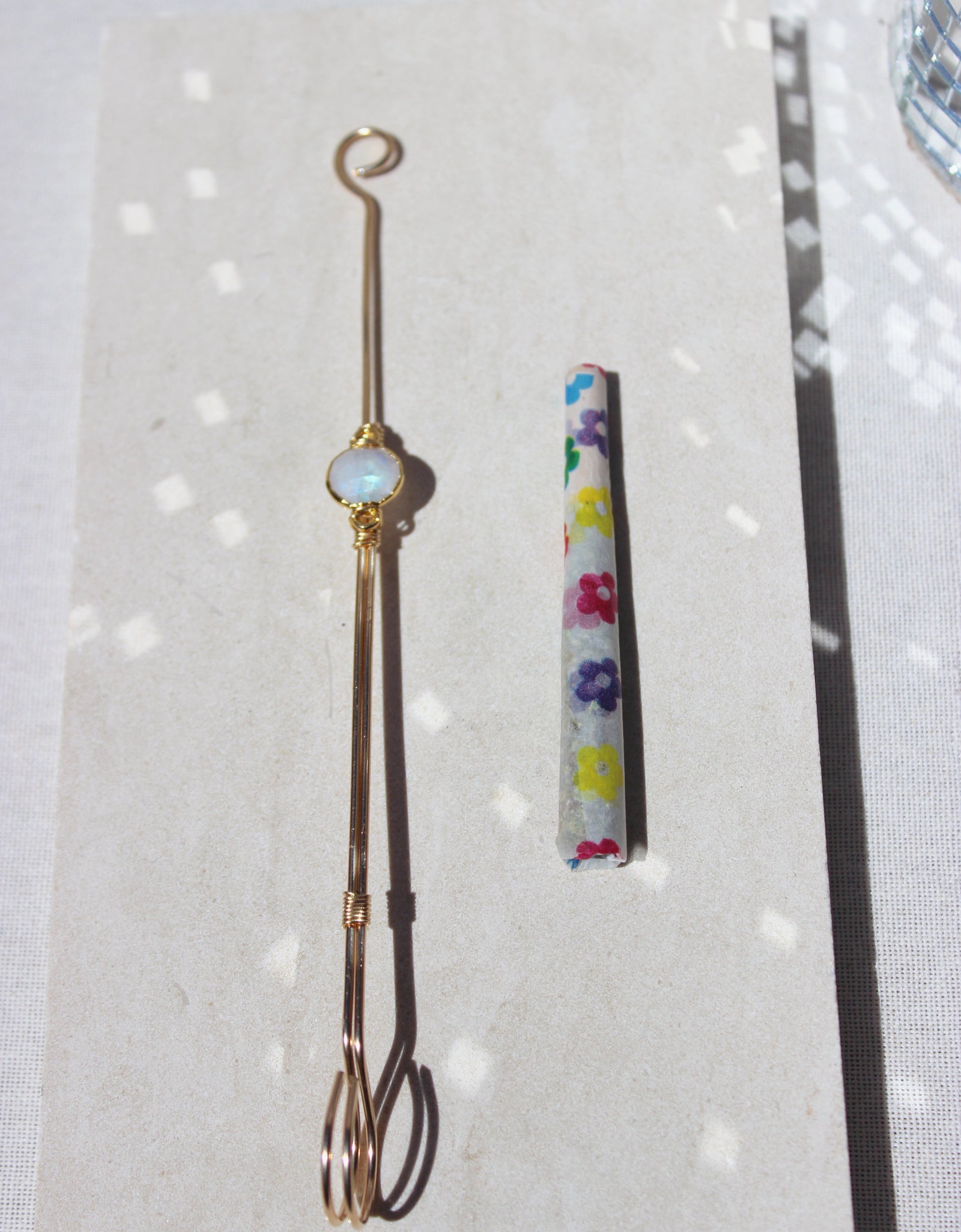 Moonstone Joint Holder by Toasted Jewelry