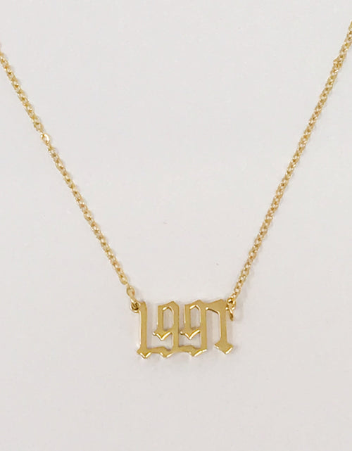 Load image into Gallery viewer, Birth Year Necklace by Ellisonyoung.com
