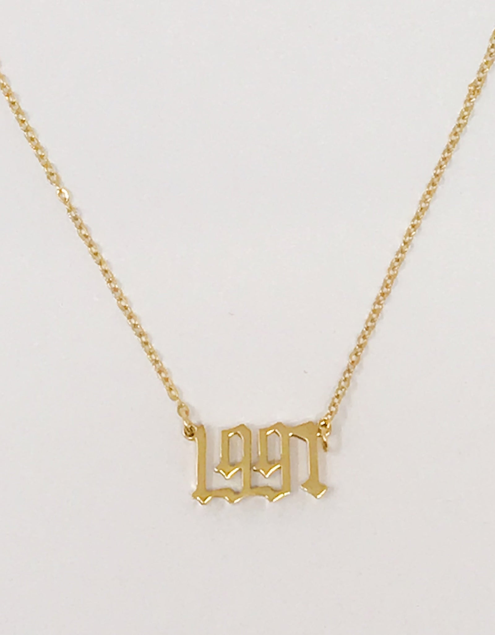 Birth Year Necklace by Ellisonyoung.com