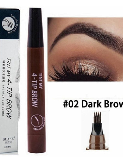 Load image into Gallery viewer, 4-TIP Waterproof BROW Liquid Eyebrow Pencil by Js House
