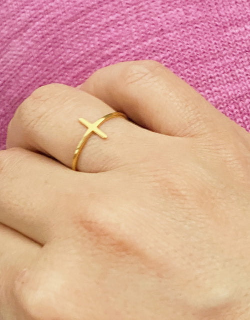 Load image into Gallery viewer, Side Cross Ring by Ellisonyoung.com
