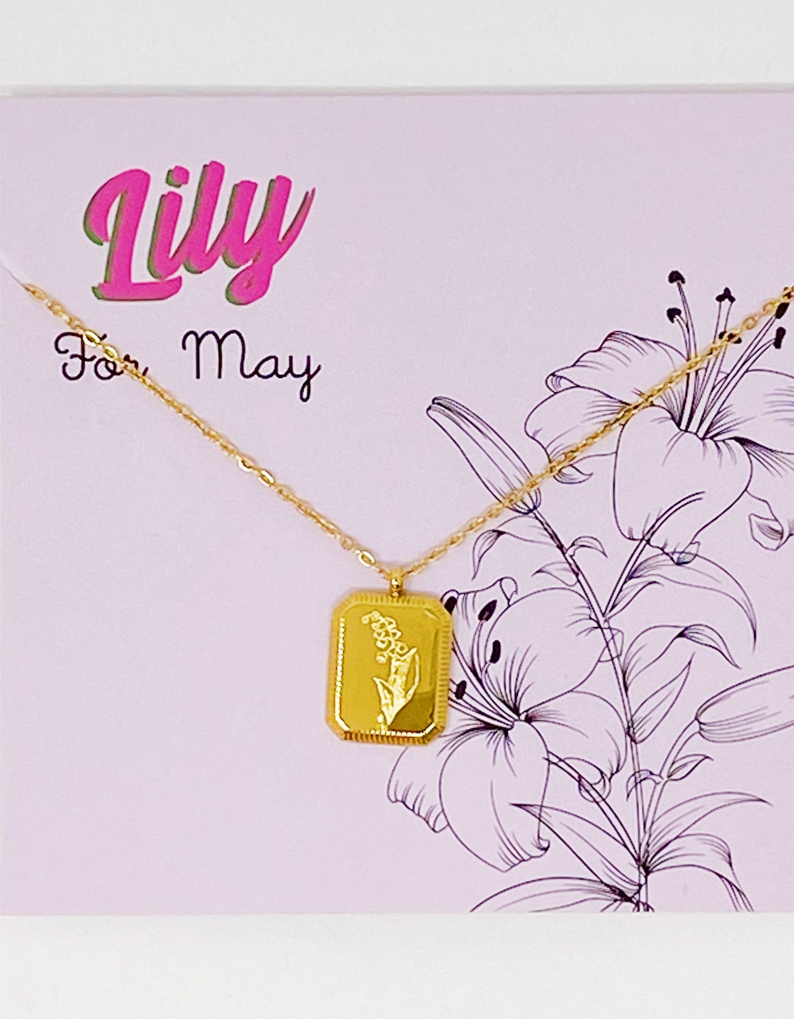 Blooming Birth Month Necklace by Ellisonyoung.com