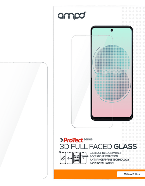 Load image into Gallery viewer, AMPD 0.33 Hardened Tempered Glass Screen Protector for Boost Celero 5G Plus (Gen 3) by AMPD
