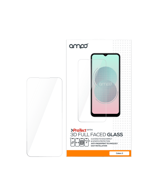 Load image into Gallery viewer, AMPD 0.33 Hardened Tempered Glass Screen Protector for Boost Celero 5G (Gen 3) by AMPD
