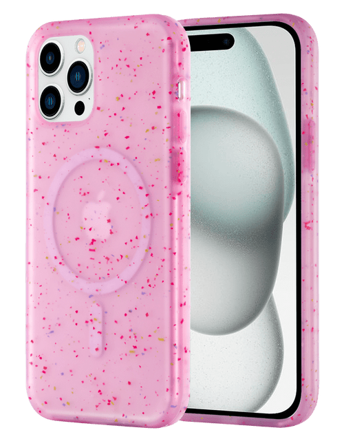 Load image into Gallery viewer, AMPD Jelly Confetti Soft Shell MagSafe Case for Apple iPhone 15 Pro Max by AMPD
