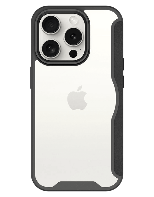 Load image into Gallery viewer, AMPD TPU / Acrylic Flip Wallet MagSafe Case for Apple iPhone 15 Pro Max by AMPD
