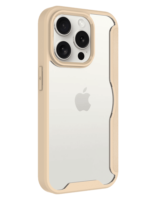 Load image into Gallery viewer, AMPD TPU / Acrylic Flip Wallet MagSafe Case for Apple iPhone 15 Pro Max by AMPD

