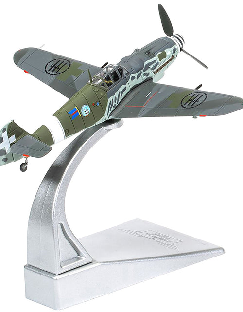 Load image into Gallery viewer, Messerschmitt Me109G-6 (Trop) Fighter Aircraft "Maggiore Antonio Vizzotto 150 Gruppo Gigi Tre Osei Regia Aeronautica Sicily" (July 1943) "The Aviation Archive" Series 1/72 Diecast Model by Corgi
