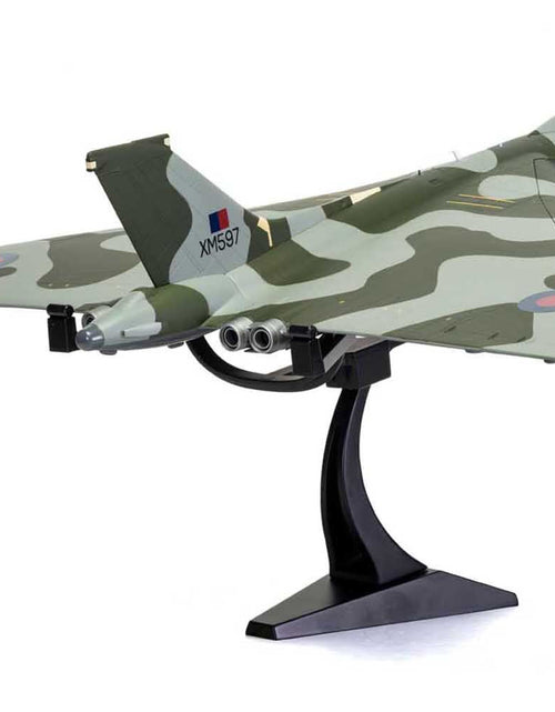 Load image into Gallery viewer, Avro Vulcan B2 Bomber Aircraft "XM597 'Black Buck 6 Shrike Missile Mission Rio de Janeiro Divert Aircraft Falklands War" (1982) British Royal Air Force "The Aviation Archive" Series 1/72 Diecast Model by Corgi
