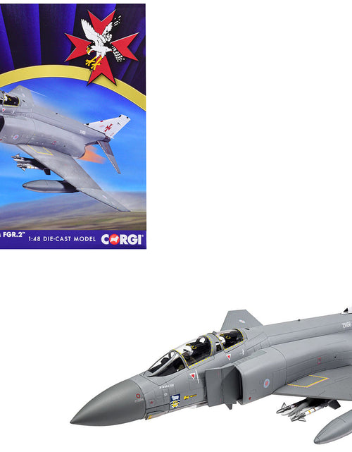Load image into Gallery viewer, McDonnell Douglas Phantom FGR.2 Fighter Aircraft "#1435 Flight RAF Mount Pleasant Falkland Islands" (1991) Royal Air Force "The Aviation Archive" Series 1/48 Diecast Model by Corgi
