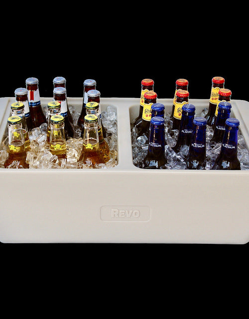Load image into Gallery viewer, REVO Dubler HEAT | Flameless Chafer and Cooler | Greige Mist by REVO COOLERS, LLC
