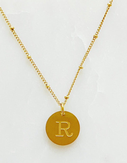 Load image into Gallery viewer, Ellison + Young: Singular Charm Initial Necklace by Ellisonyoung.com
