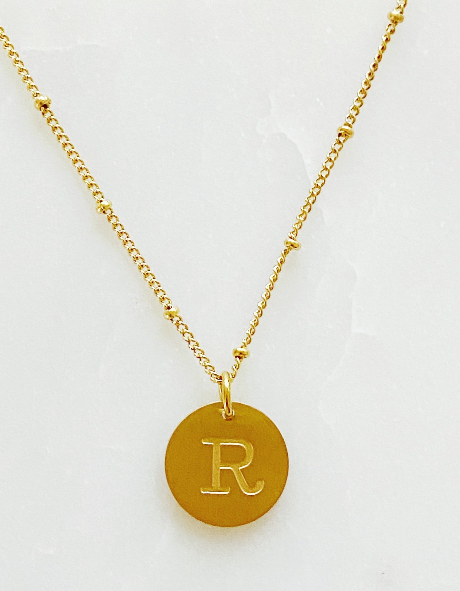 Ellison + Young: Singular Charm Initial Necklace by Ellisonyoung.com