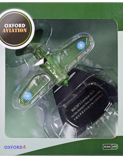 Load image into Gallery viewer, Polikarpov I-16 Fighter Aircraft "Combat Ace Liu Che Sheng Taiwan Sino-Japanese War" Republic of China Air Force "Oxford Aviation" Series 1/72 Diecast Model Airplane by Oxford Diecast
