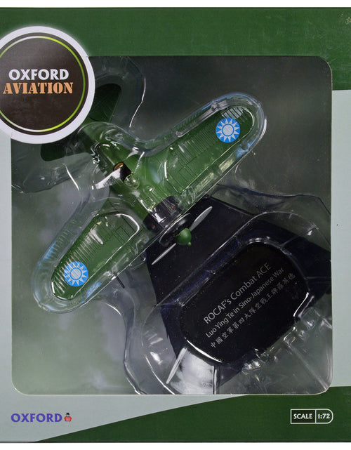 Load image into Gallery viewer, Polikarpov I-16 Fighter Aircraft "Combat Ace Luo Ying Te Taiwan Sino-Japanese War" Republic of China Air Force "Oxford Aviation" Series 1/72 Diecast Model Airplane by Oxford Diecast
