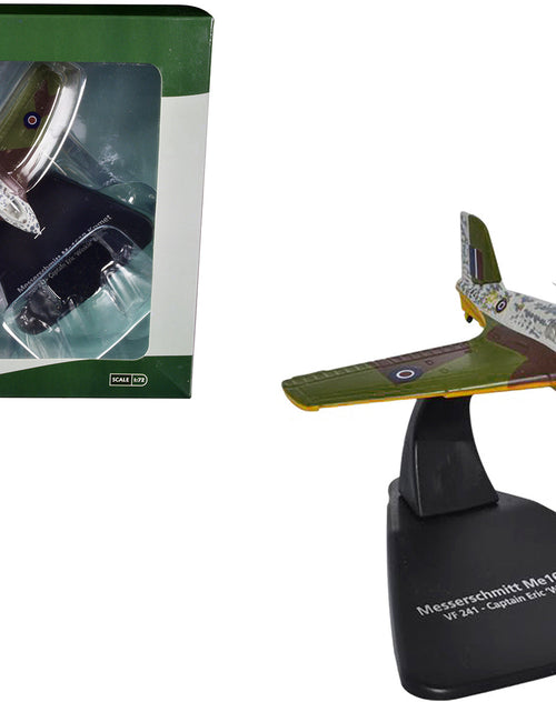 Load image into Gallery viewer, Messerschmitt Me 163B Komet Rocket Plane VF 241 Captain Eric 'Winkle' Brown "Oxford Aviation" Series 1/72 Diecast Model Airplane by Oxford Diecast
