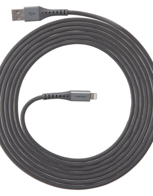 Load image into Gallery viewer, Ventev Chargesync Alloy USB A to Apple Lightning Cable 10ft by Ventev
