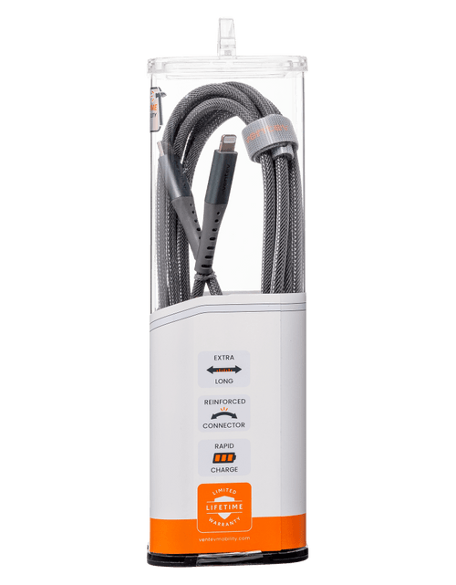 Load image into Gallery viewer, Ventev Chargesync Alloy USB C to Apple Lightning Cable 10ft by Ventev
