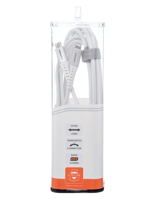 Load image into Gallery viewer, Ventev Chargesync Alloy USB C to Apple Lightning Cable 10ft by Ventev
