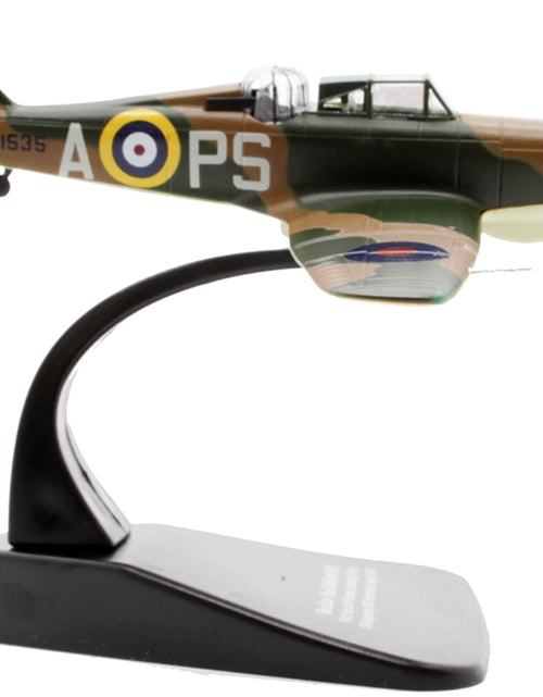 Load image into Gallery viewer, Boulton Paul Defiant MK I Fighter Plane Pilot: Sqn Ldr P Hunter Gunner Sgt F King 264 Squadron RAF Hornchurch (August 1940) "Oxford Aviation" Series 1/72 Diecast Model Airplane by Oxford Diecast
