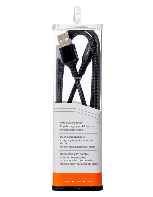 Load image into Gallery viewer, Ventev Chargesync Alloy USB A to Apple Lightning Cable 4ft by Ventev
