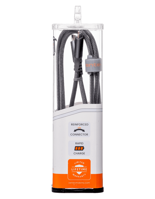Load image into Gallery viewer, Ventev Chargesync Alloy USB C to Apple Lightning Cable 4ft by Ventev
