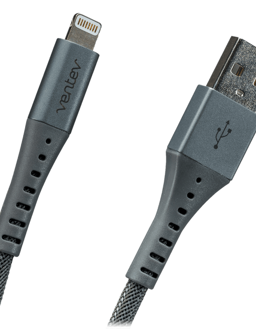 Load image into Gallery viewer, Ventev Chargesync Alloy USB A to Apple Lightning Cable 10ft by Ventev
