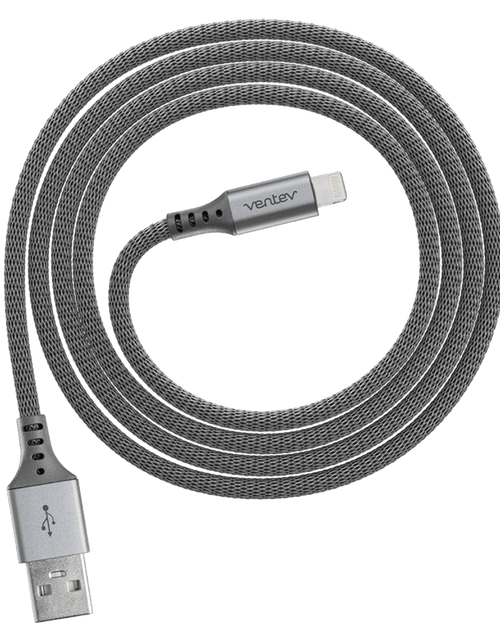 Load image into Gallery viewer, Ventev Chargesync Alloy USB A to Apple Lightning Cable 4ft by Ventev
