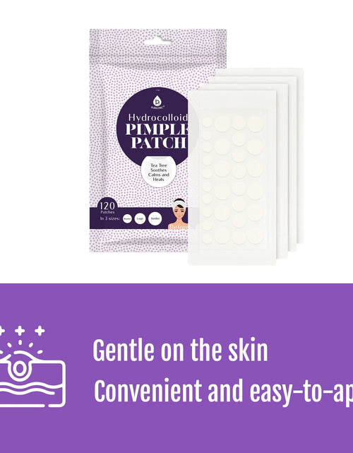 Load image into Gallery viewer, Hydrocolloid Pimple Patch, 120-Count, Multi Size Acne Solution 5 Pack by Pursonic
