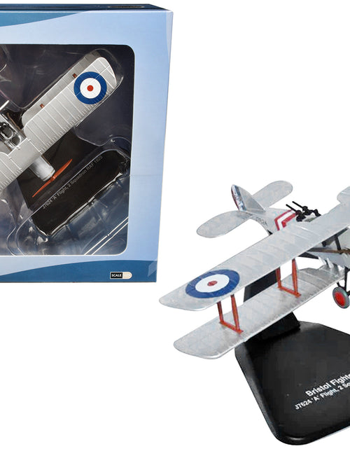 Load image into Gallery viewer, Bristol F2B Fighter Plane "J7624 'A' Flight 2 Squadron RAF" (1925) "Oxford Aviation" Series 1/72 Diecast Model Airplane by Oxford Diecast
