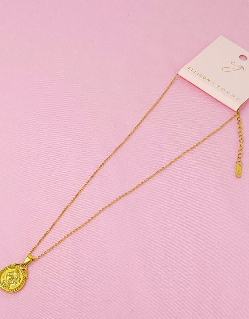 Load image into Gallery viewer, Feminine Coined Necklace by Ellisonyoung.com
