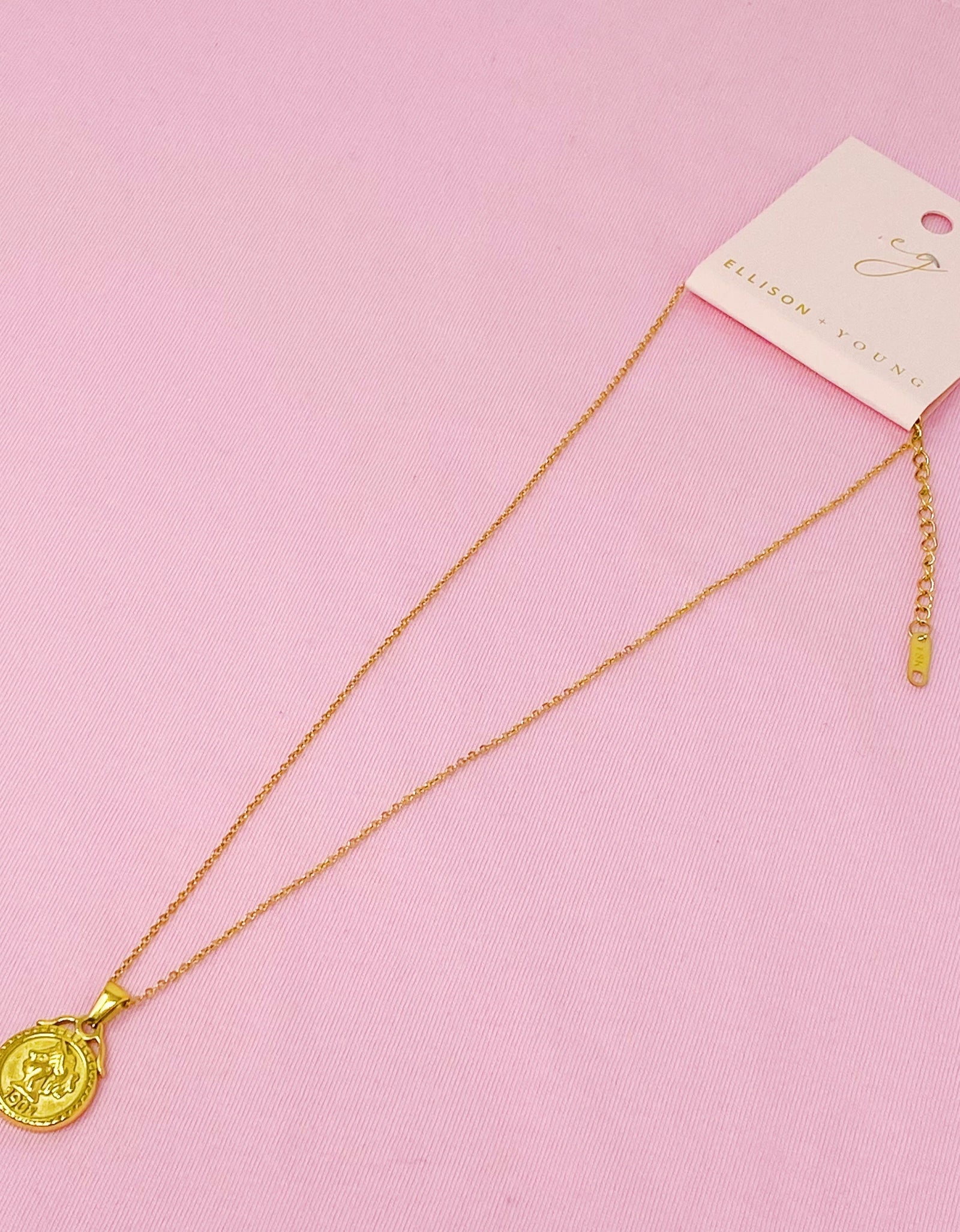 Feminine Coined Necklace by Ellisonyoung.com