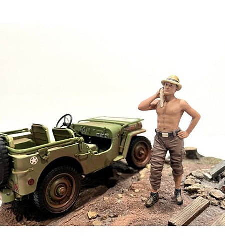 "4X4 Mechanic" Figure 1 for 1/18 Scale Models by American Diorama
