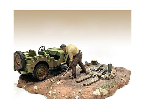Load image into Gallery viewer, "4X4 Mechanic" Figure 4 for 1/18 Scale Models by American Diorama

