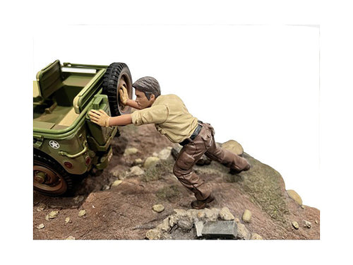 Load image into Gallery viewer, "4X4 Mechanic" Figure 5 for 1/18 Scale Models by American Diorama

