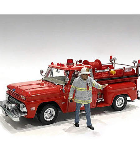 "Firefighters" Fire Captain Figure for 1/18 Scale Models by American Diorama