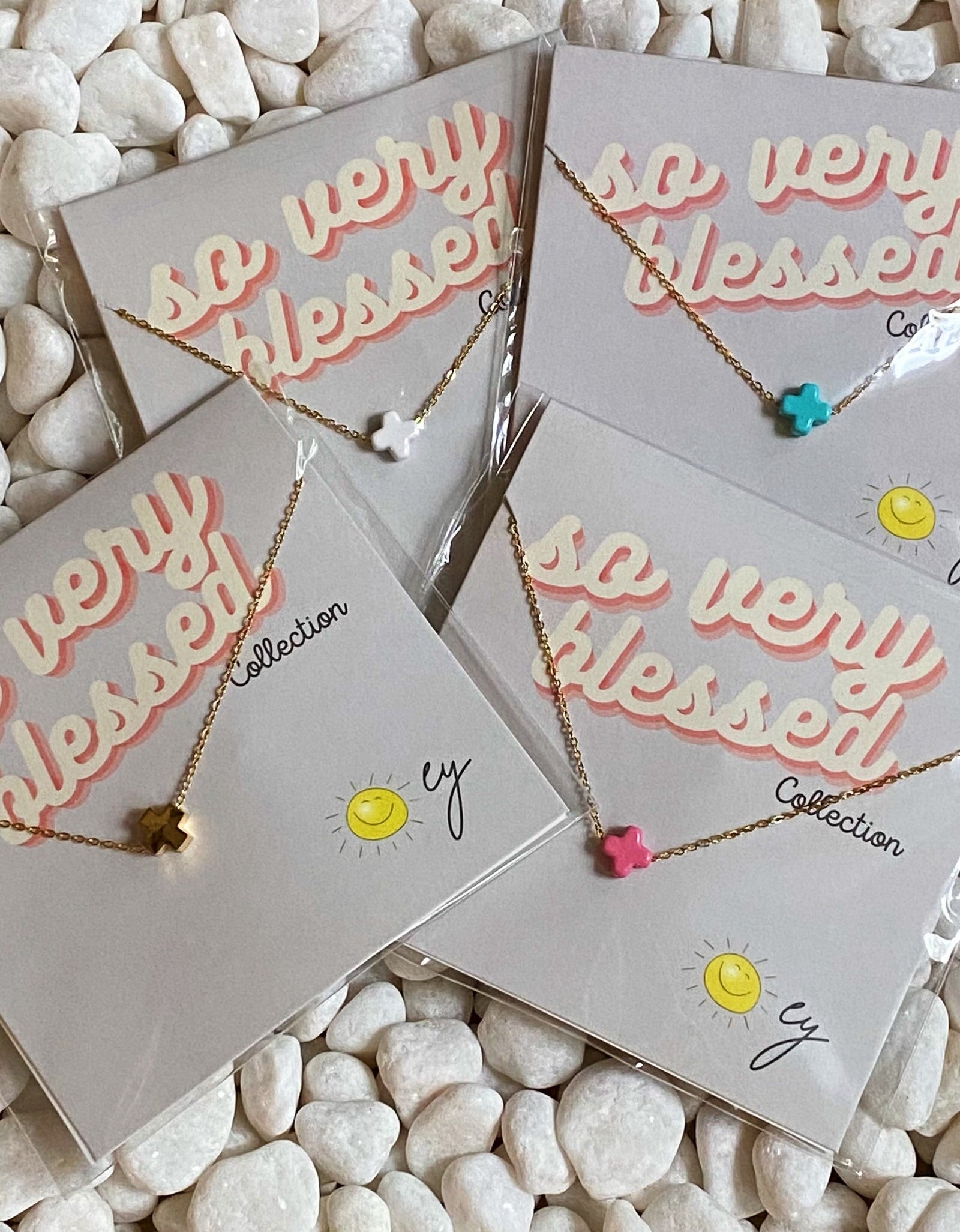 So Very Blessed Cross Necklace by Ellisonyoung.com