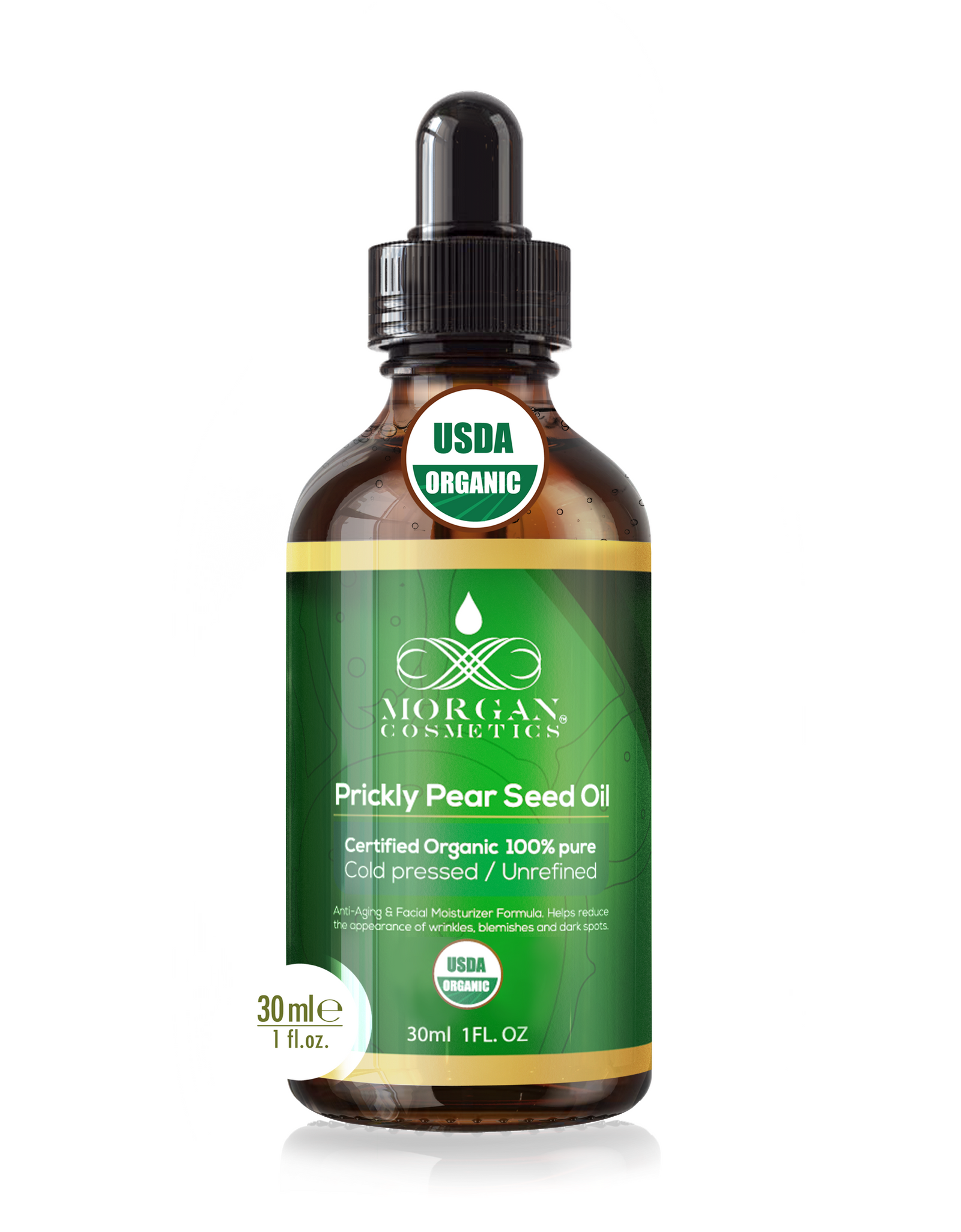 Organic Prickly Pear Seed Oil 1 oz by Morgan Cosmetics