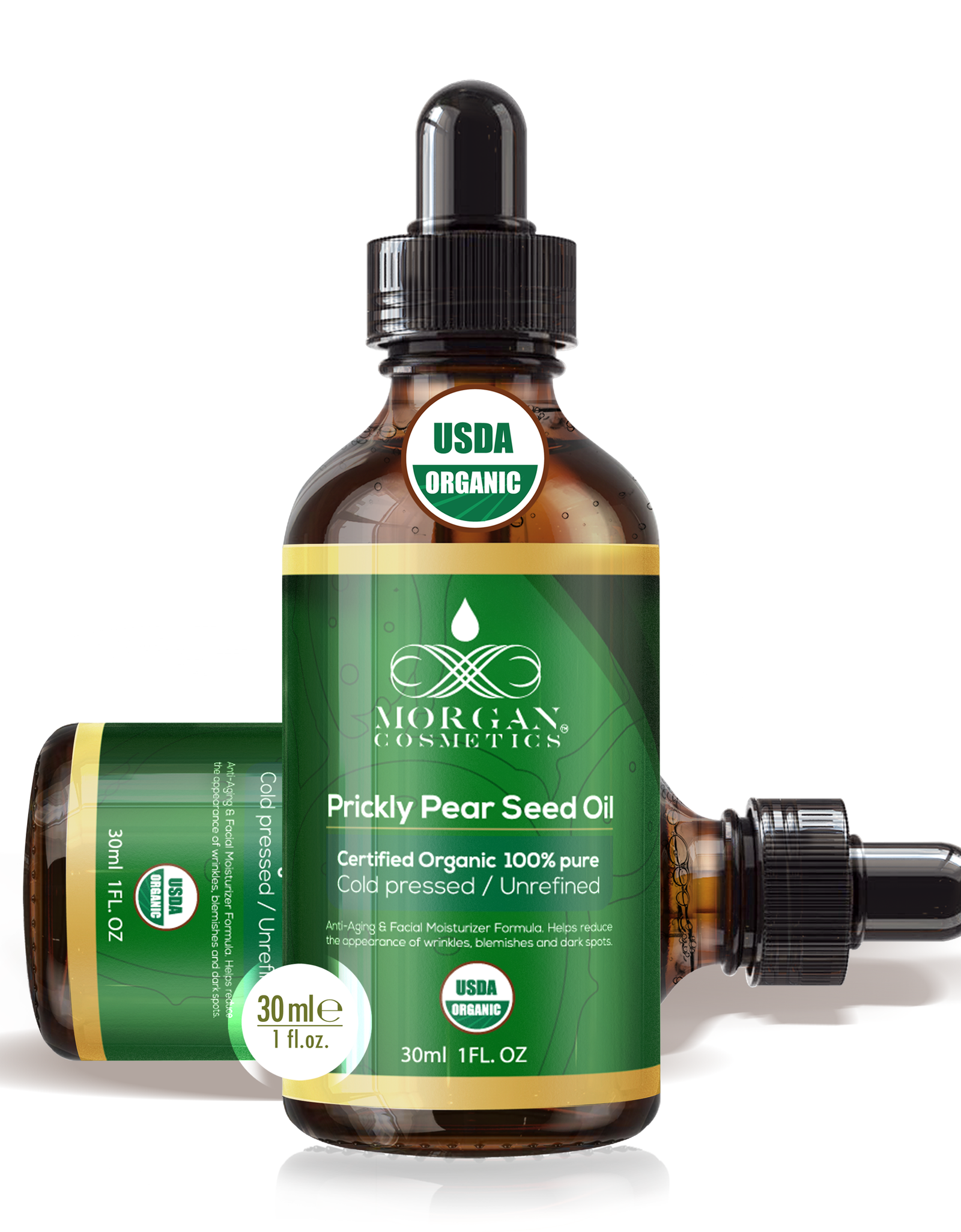 Organic Prickly Pear Seed Oil 1 oz by Morgan Cosmetics