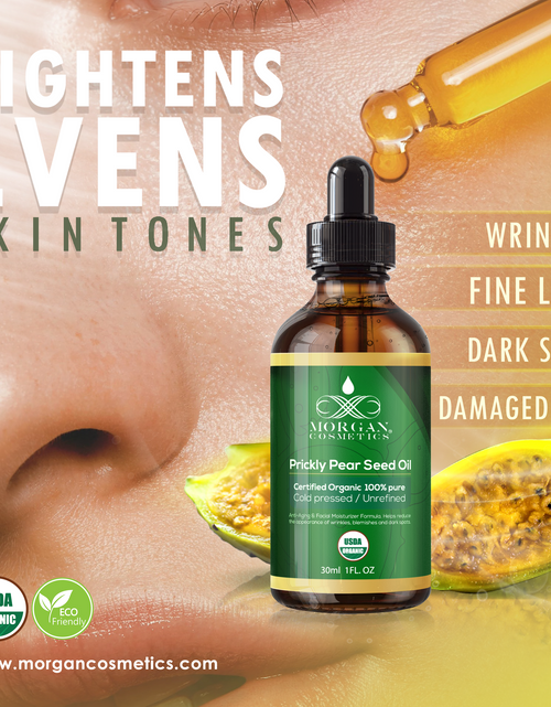 Load image into Gallery viewer, Organic Prickly Pear Seed Oil 1 oz by Morgan Cosmetics
