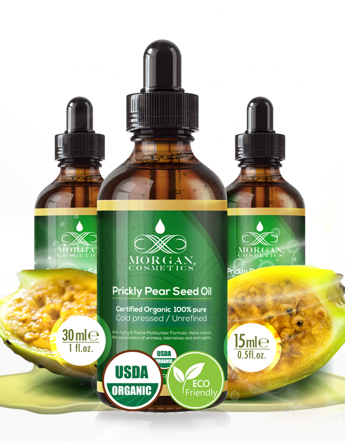 Load image into Gallery viewer, Organic Prickly Pear Seed Oil 1 oz by Morgan Cosmetics
