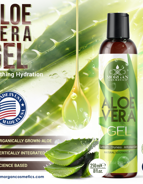 Load image into Gallery viewer, Morgan Cosmetics Pure Aloe Vera Gel 8 oz by Morgan Cosmetics
