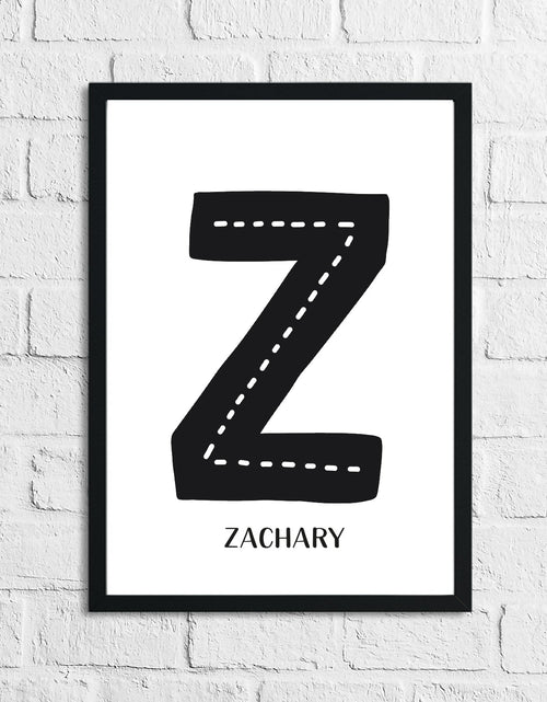 Load image into Gallery viewer, Scandinavian Personalised Name Children's Nursery Bedroom Wall Decor Print by WinsterCreations™ Official Store
