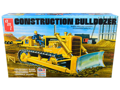 Load image into Gallery viewer, Skill 3 Model Kit Construction Bulldozer 1/25 Scale Model by AMT
