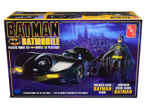 Load image into Gallery viewer, Skill 2 Model Kit Batmobile with Resin Batman Figurine "Batman" (1989)  1/25 Scale Model by AMT
